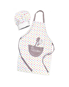 SCRAPCOOKING APRON HAT SET 100 COTTON - Carton