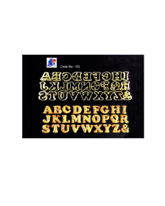 SIN LIAN CUTTER SET ALPHABET PLAS 183 - Carton