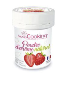 SCRAPCOOKING FLV PWD NATURAL RASPBERRY - Carton