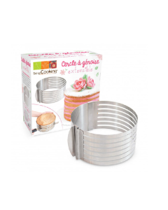 SCRAPCOOKING RING RD SS ADJUSTABLE 20CM - Carton