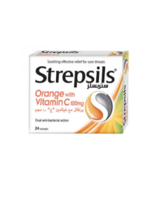 STREPSILS ORANGE WITH VITAMIN C - Carton