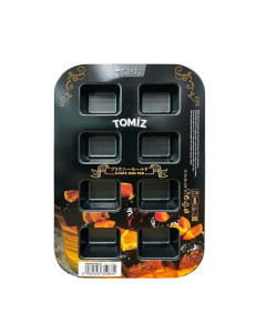 TOMIZ 8 CUP BROWNIE SQUARE MILD(BLK)193WX293HMM - Carton