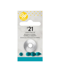 WILTON TIP OPEN STAR C 418-21 - Carton