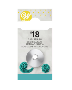 WILTON TIP OPEN STAR C 418-18 - Carton