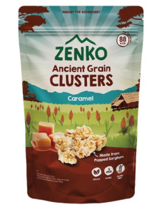 Zenko Ancient Grain Clusters Caramel 40G-Carton