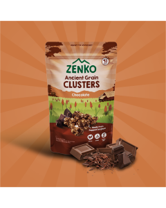 Zenko Ancient Grain Clusters Chocolate 40G-Carton