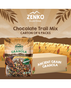 Zenko Ancient Grain Granola Chocolate Trail Mix 50G-Carton