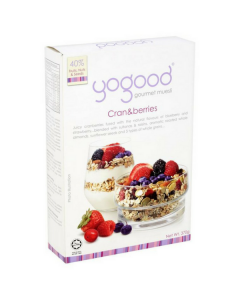 Yogood Cran & Berries Gourmet Muesli - Carton