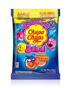 EXPORT CHUPA CHUPS BIG BABOL ASSORTED TSPBM EXTRA-16 X 45 X 3.8 GR-Carton