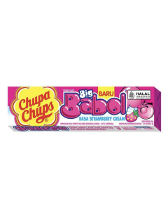 EXPORT CHUPA CHUPS BIG BABOL STICK DSP STRAWBERRY-20 X 20 X 20 GR-Carton