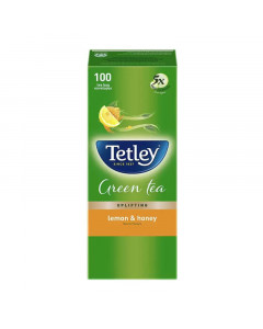Tetley 100s Honey Lemon Green Tea Bags - Case