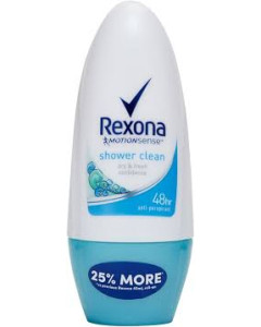 Export Rexona Roll On Shower Clean (W) 45ML x 24 - Carton