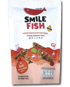 Smile Fish Tom Yum Crispy Salmon Skin Snack - Case
