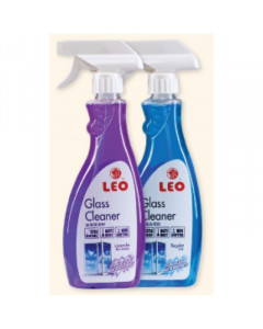 Leo Glass Cleaner 500Ml (Trig+Refil) Lavender - Case