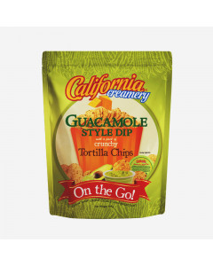 California Creamery Gucamole Style Dip & Tortilla Chips - Case