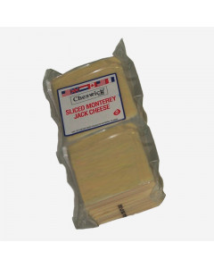 Cheswick Natural Monterey Jack Cheese Sliced - Case