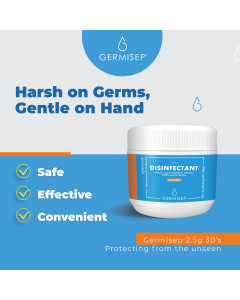 Germisep Disinfectant tablets (Mix with Water) 2.5g 30s - Case