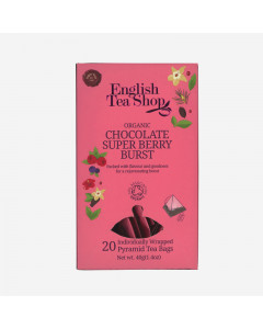 English Tea Shop Chocolate Super Berry Burst 20 Sachet - Case