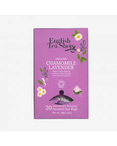 English Tea Shop Organic Chamomile Lavender Tea 20 Sachet - Case