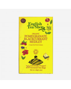English Tea Shop Pomegranate Blackcurrant Medley 20 Sachet - Case