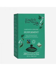 English Tea Shop Peppermint Fairtrade & Organic 20 Sachet - Case