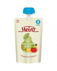 Heinz Pear, Banana and Apple Pouch - Carton