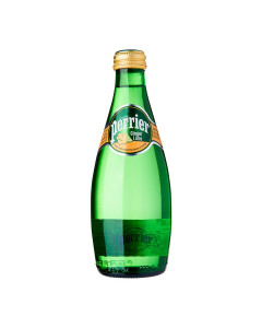 PERRIER SPARKLING MINERAL GINGER LIME GLASS BOTTLE - Case