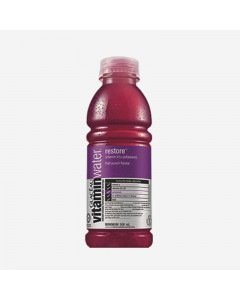 Glaceau Fruit Punch Restore Vitamin Bottle Water Drink - Case