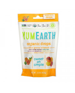YumEarth Organic Vitamin C Drops Citrus Grove - Carton