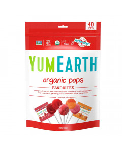 Yummy Earth Organic Assorted Lollipops - Case