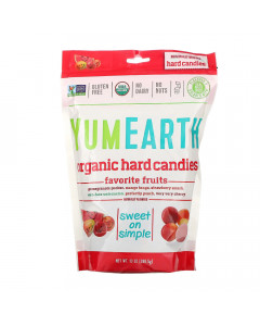 YumEarth Organic Candy Drops Freshest Fruit - Case