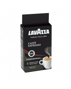 Lavazza Caffe Espresso 100% Arabica Ground Coffee Powder Bag - Carton