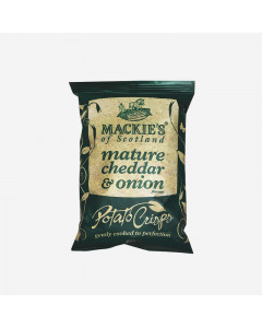 Mackie's Ridge Cut Potato Crisps Cheddar & Onion - Case