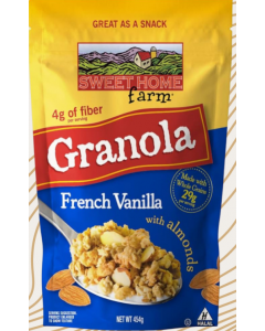 Sweet Home Farm French Vanilla With Almonds Granola - Carton