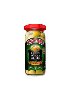 Borges Green Olives Whole - Carton