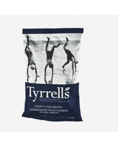 Tyrrell's Hand Cooked Potato Chips Sea Salt Lightly - Case