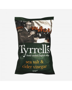 Tyrrell's Hand Cooked Potato Chips Salt & Cider Vinegar - Carton