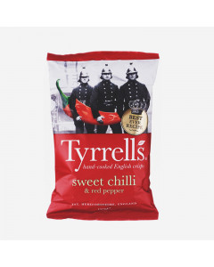Tyrrells Hand Cooked Potato Chips Sweet Chili & Red Pepper - Carton