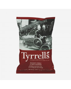 Tyrrells Hand Cooked Potato Chips Sweet Chili & Red Pepper - Carton