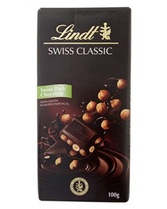 Lindt Swiss Classic Dark Hazelnut Chocolate - Carton