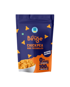 The Healthy Binge Chickpea BBQ Triangles - Carton