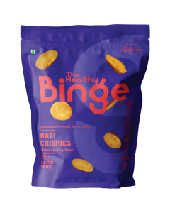 The Healthy Binge Ragi Crispies - Cajun Spice - Carton