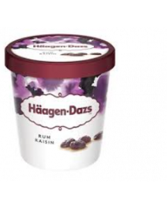 Haagen Dazs Pint Rum & Raisin - Carton