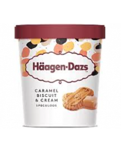 Haagen Dazs Pint Caramel Biscuit & Cream - Carton