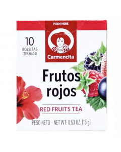 Carmencita Red Fruits Herbal Tea - Carton