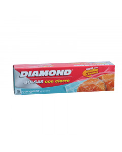 Diamond Large Freezer Bags - Carton