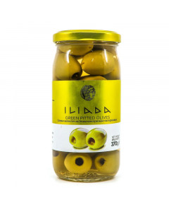 Iliada Green Pitted Olives - Carton