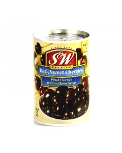 S&W Pitted Dark Sweet Cherries - Carton