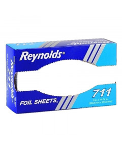 Reynolds Plain Aluminium Foil Sheets 9" x10.75" (304.8mm x273mm) - Carton