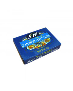 S&W Fancy Whole Smoked Oysters - Carton